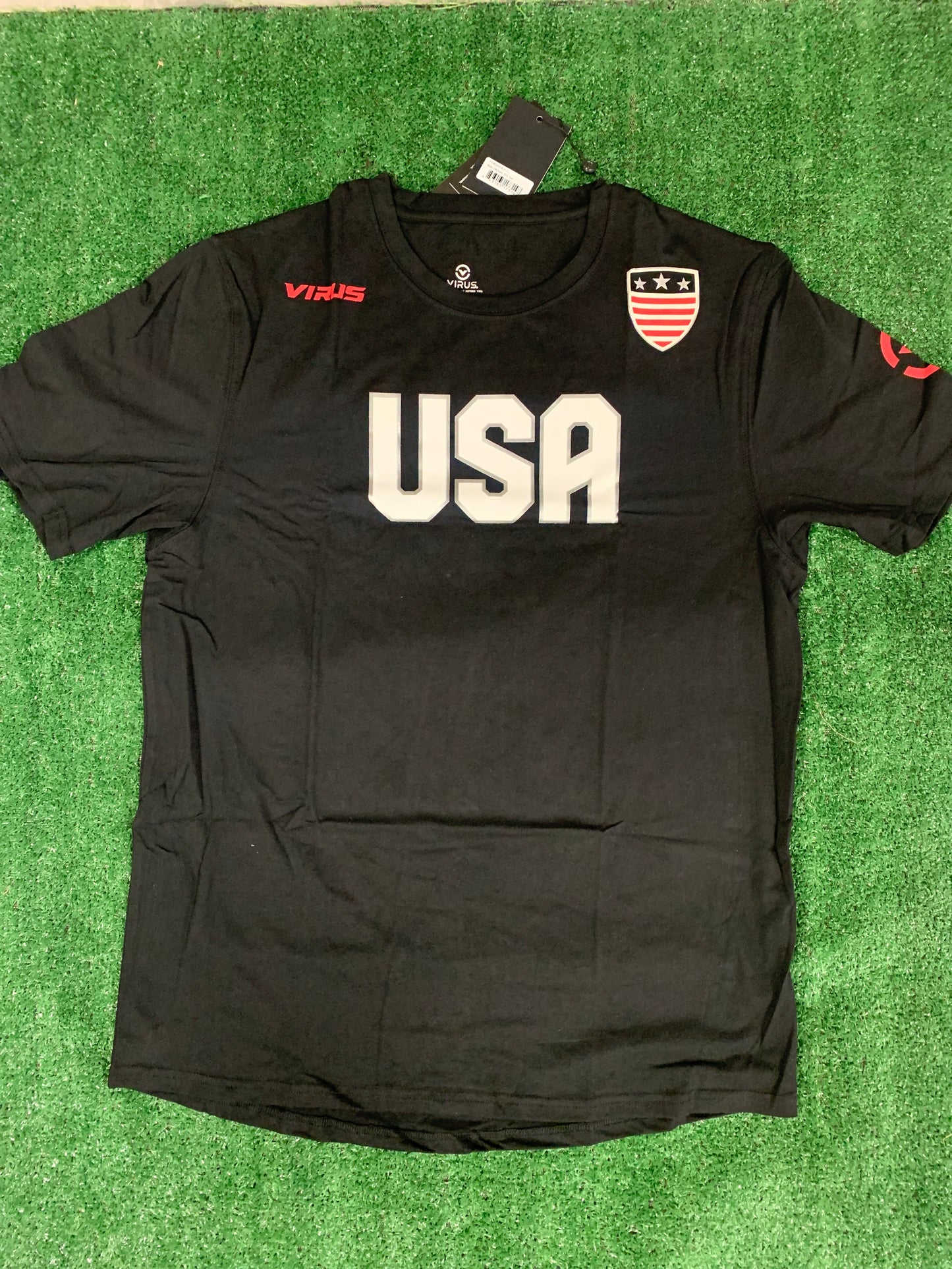 VIRUS - T-Shirts kitts olympic Black Homme/Femme